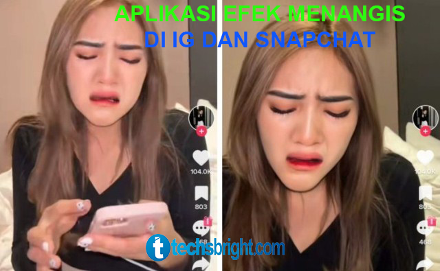 Cara Memainkan Instagram dan Snapchat Filter Menangis Wajah Sedih Yang Lagi Viral Di TikTok