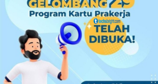 Gelombang 29 Pendaftaran Kartu Prakerja Sudah Dibuka, Daftar Sekarang Di www.prakerja.go.id