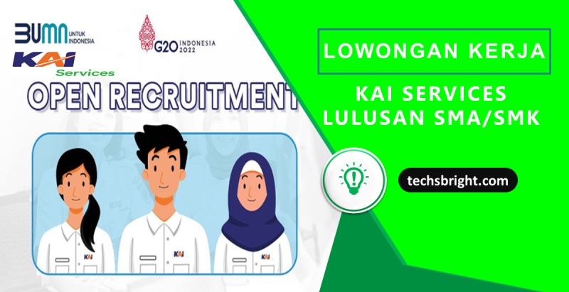 KAI Services Membuka Lowongan Kerja Untuk SMA-Sederajat di Bandung Sampai Surabaya