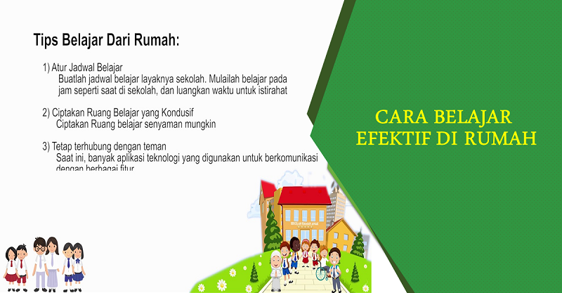 Cara Belajar Efektif di Rumah