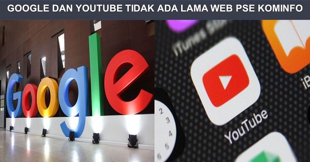 Google dan Youtube Tidak Ada di Website Kominfo, Kenapa Tidak Diblokir