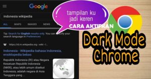 Cara Aktifkan Chrome Dark Mode