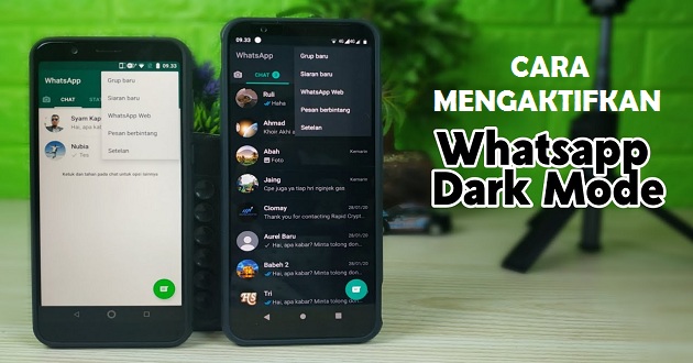 Cara Mengaktifkan Mode Gelap WhatsApp Untuk Android dan iOS