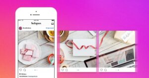 cara membuat 1 foto menjadi 2 slide di Instagram