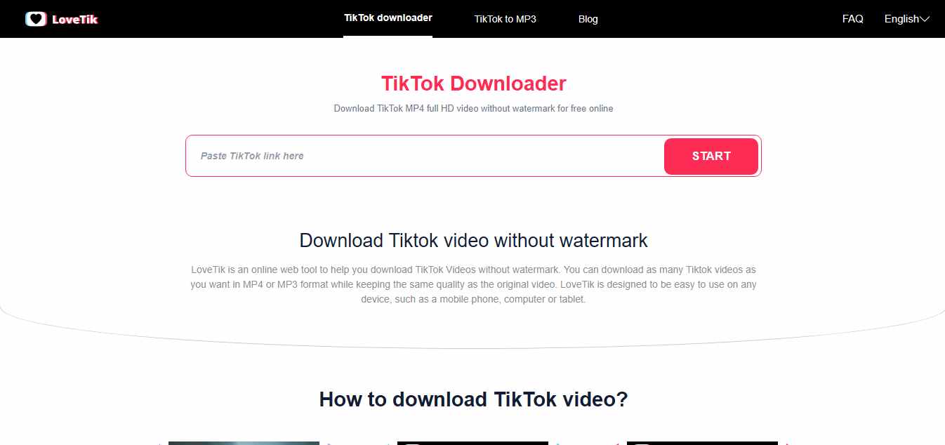 Donwload video TikTok