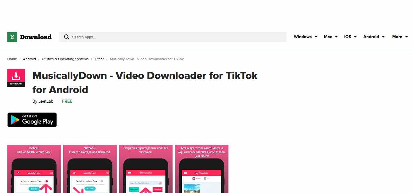 Donwload video TikTok