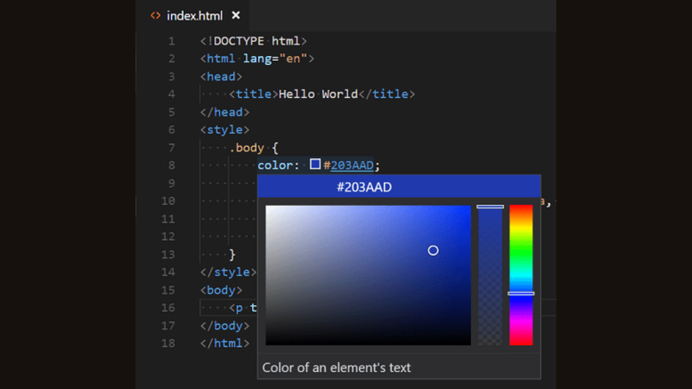 Cara Coding HTML di Visual Studio Code
