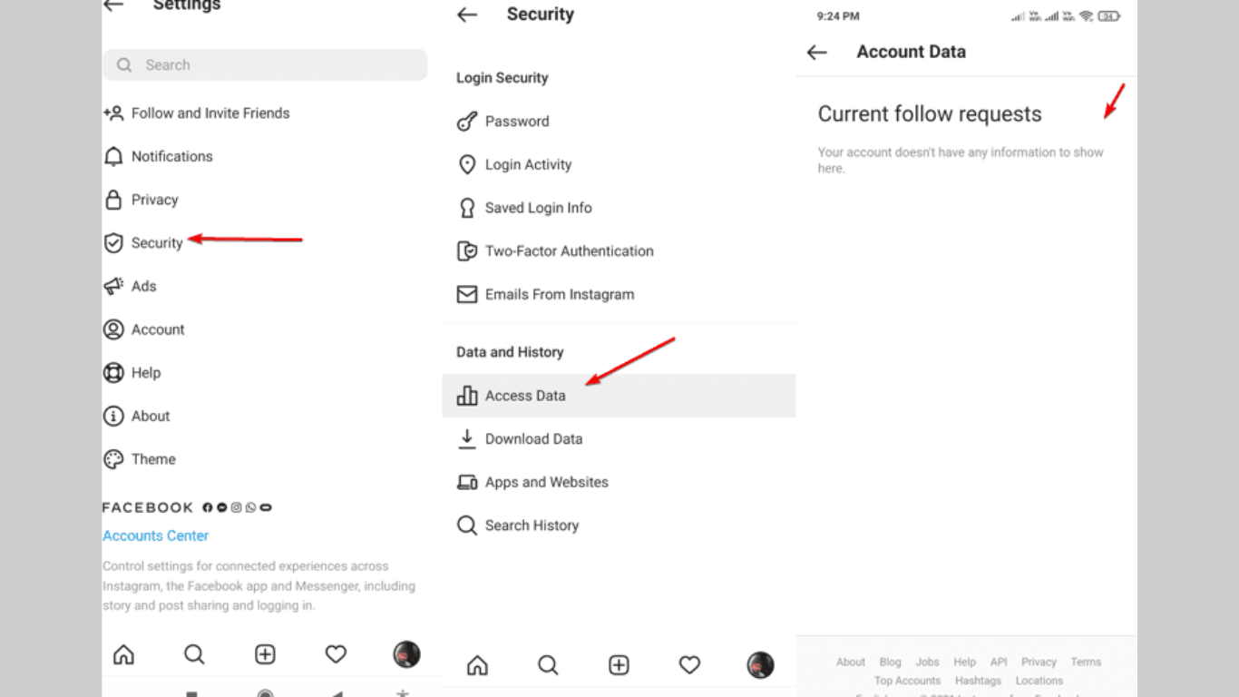 Kenapa fitur cek permintaan mengikuti Instagram tidak ada