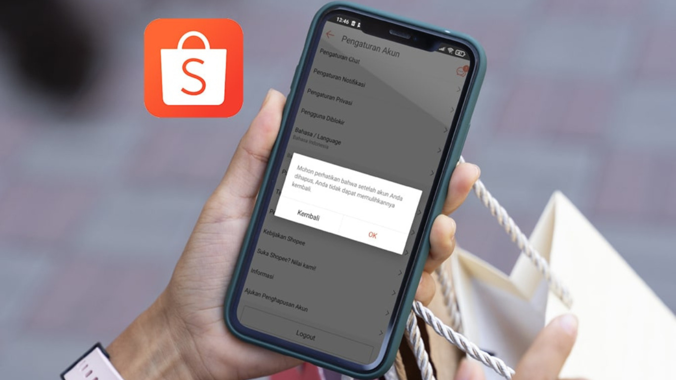 Cara Hapus Keranjang Shopee dengan Menonaktifkan Akun