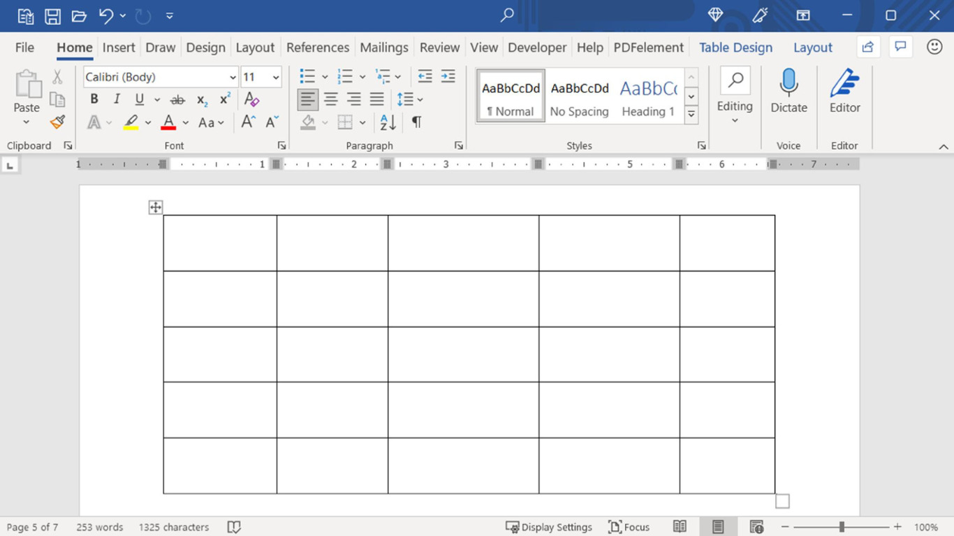 Cara Membuat Tabel di Microsoft Word