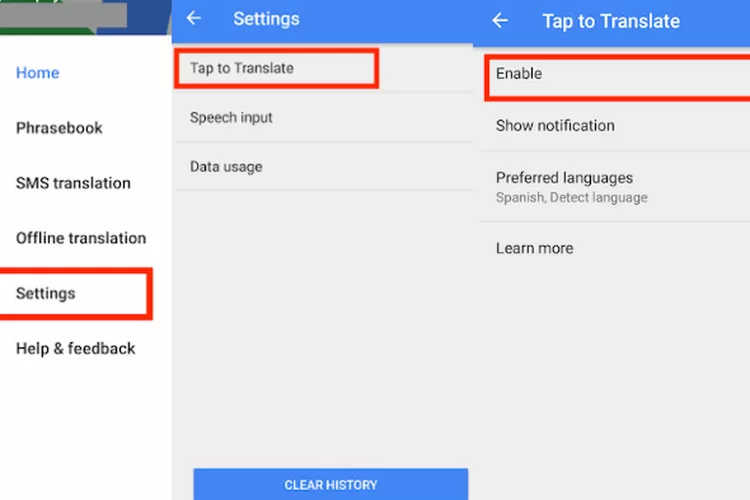google translate otomatis